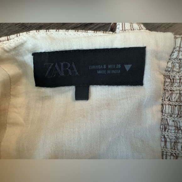 Zara Ruffled Plaid Top - Picture 6 of 6